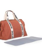 Childhome Geanta de infasat Mommy Bag Signature ruginiu