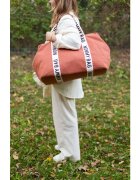 Childhome Geanta de infasat Mommy Bag Signature ruginiu