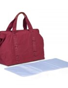 Childhome Geanta de infasat Mommy Bag Signature Urban burgundy
