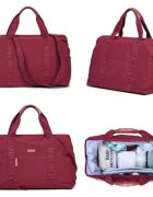 Childhome Geanta de infasat Mommy Bag Signature Urban burgundy