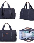 Childhome Geanta de infasat Mommy Bag Signature Urban dark grey