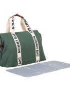Childhome Geanta de infasat Mommy Bag Signature verde