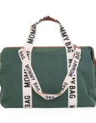 Childhome Geanta de infasat Mommy Bag Signature verde