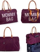 Childhome Geanta de infasat Mommy Bag visiniu