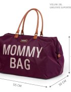 Childhome Geanta de infasat Mommy Bag visiniu