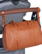 Childhome Geanta de infasat mommy club piele maro