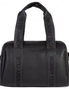 Childhome Geanta de infasat Mommy Club piele PU negru