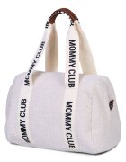 Childhome Geanta de infasat Mommy Club Signature Teddy Offwhite