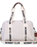 Childhome Geanta de infasat Mommy Club Signature Teddy Offwhite