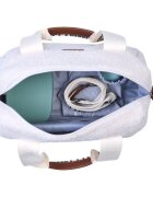 Childhome Geanta de infasat Mommy Club Signature Teddy Offwhite
