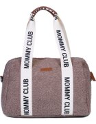 Childhome Geanta de infasat Mommy Club Signature Teddy Soft Brown