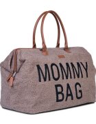 Childhome Geanta de infasat XL Mommy Bag Signature Teddy Soft Brown