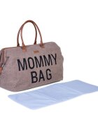 Childhome Geanta de infasat XL Mommy Bag Signature Teddy Soft Brown