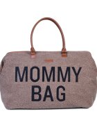 Childhome Geanta de infasat XL Mommy Bag Signature Teddy Soft Brown