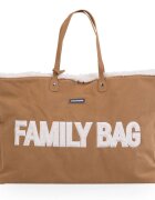 Childhome Geanta Family Bag aspect piele intoarsa bej