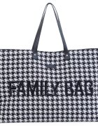Childhome Geanta Family Bag Pied de Poule negru