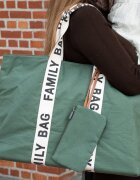 Childhome Geanta Family Bag Signature verde