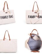 Childhome Geanta Family Bag Teddy alb