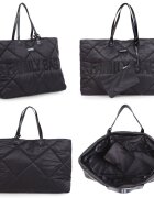 Childhome Geanta matlasata Family Bag negru