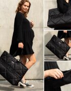 Childhome Geanta matlasata Family Bag negru