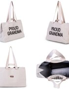 Childhome Geanta Proud Grandma alb