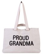 Childhome Geanta Proud Grandma alb