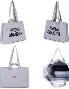 Childhome Geanta Proud Grandpa gri