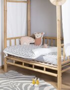 Childhome Husa pilota si fata de perna Jerse 100x140 cm Leopard
