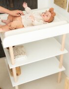 Childhome Masa de infasat natural alb