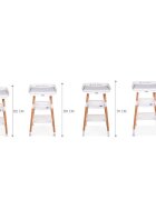 Childhome Masuta de infasat Evolux Natural Alb