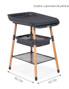 Childhome Masuta de infasat Evolux Natural Antracit