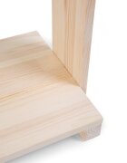 Childhome Mobilier decorativ casuta cu roti 80x135 cm lemn natural