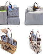 Childhome Organizator geanta 31x22.5x8.8 cm gri