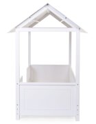 Childhome Pat Casuta cu protectii laterale 70x140 cm lemn alb