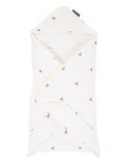 Childhome Paturica de infasat 75x75 cm JerseMuselina Inimioare