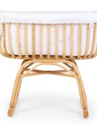Childhome Patut balansoar din ratan cu saltea si husa jerse 90x70x71 cm