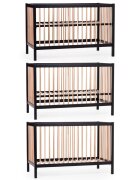 Childhome Patut Cot 97 fag 60x120 cm naturalnegru