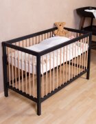 Childhome Patut Cot 97 fag 60x120 cm naturalnegru