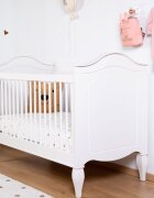 Childhome Patut Romantic White 70x140 cm MDF pin alb