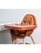 Childhome Perna scaun de masa Evolu aspect piele Maro
