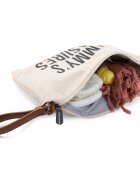 Childhome Poseta Mommy Clutch 33x23 cm alb