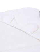 Childhome Prosop cu gluga si manusa de baie 80x80 cm Muselina Terry Teddy