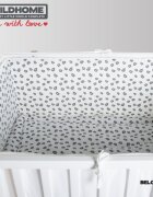 Childhome Protectie patut 35x340 cm Jerse leopard