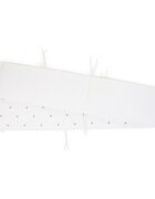 Childhome Protectie patut 35x340 cm JerseMuselina inimioare