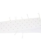 Childhome Protectie patut 35x340 cm JerseMuselina inimioare