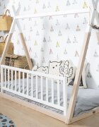 Childhome Protectie pentru pat 120 cm fag natur