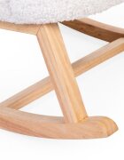 Childhome Scaun balansoar Teddy alb