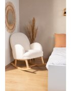 Childhome Scaun balansoar Teddy alb