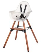 Childhome Scaun de masa reglabil in inaltime Evolu 2 natural inchisalb transparent