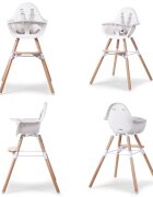 Childhome Scaun de masa reglabil in inaltime Evolu 2 naturalalb
